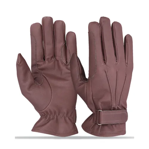 FG-EG-016 Classic Crochet & Leather Equestrian Riding Gloves - photo 3